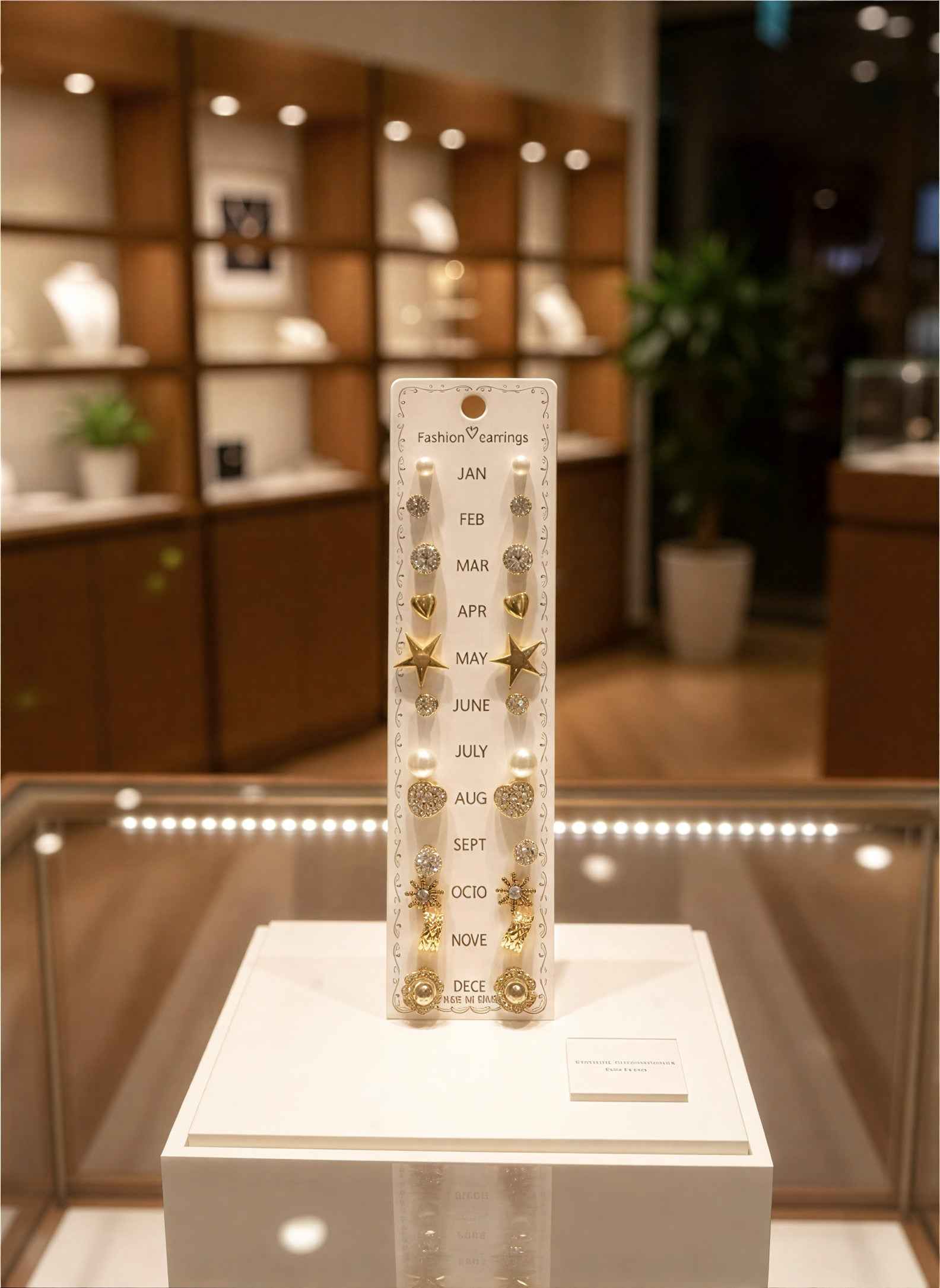 Gold Plated Stud Earrings Combo for Women – 12 Pairs Multipack | Pearl, Heart, Star, Crystal Daily Wear Earrings Set for Girls & Women | Fashion Jewellery