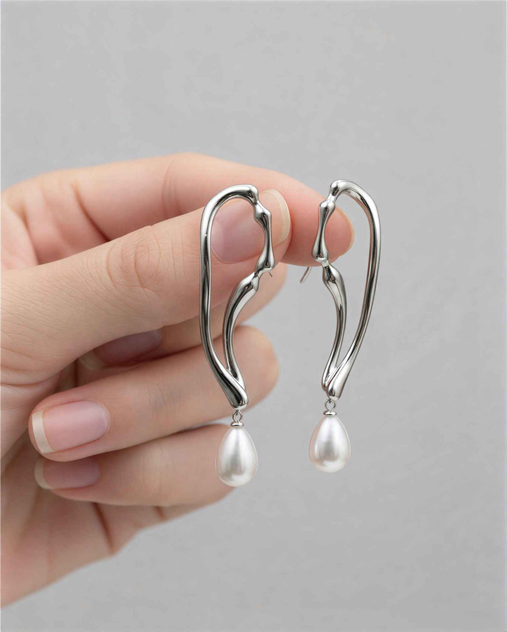 Vaynora Jewels Silver Oxidised Statement Drop Earrings for Women | Traditional Boho Tribal Hanging Earrings | German Silver Jewellery for Saree & Kurti | Festive & Wedding Special