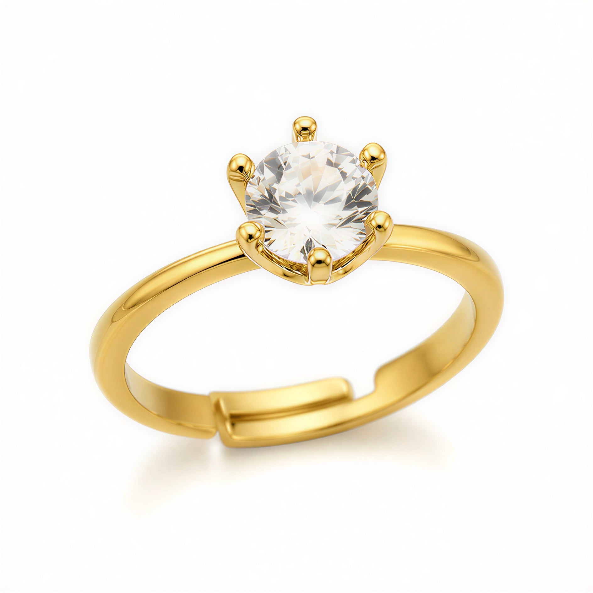 Trendy Korean Style Gold Plated Ring
