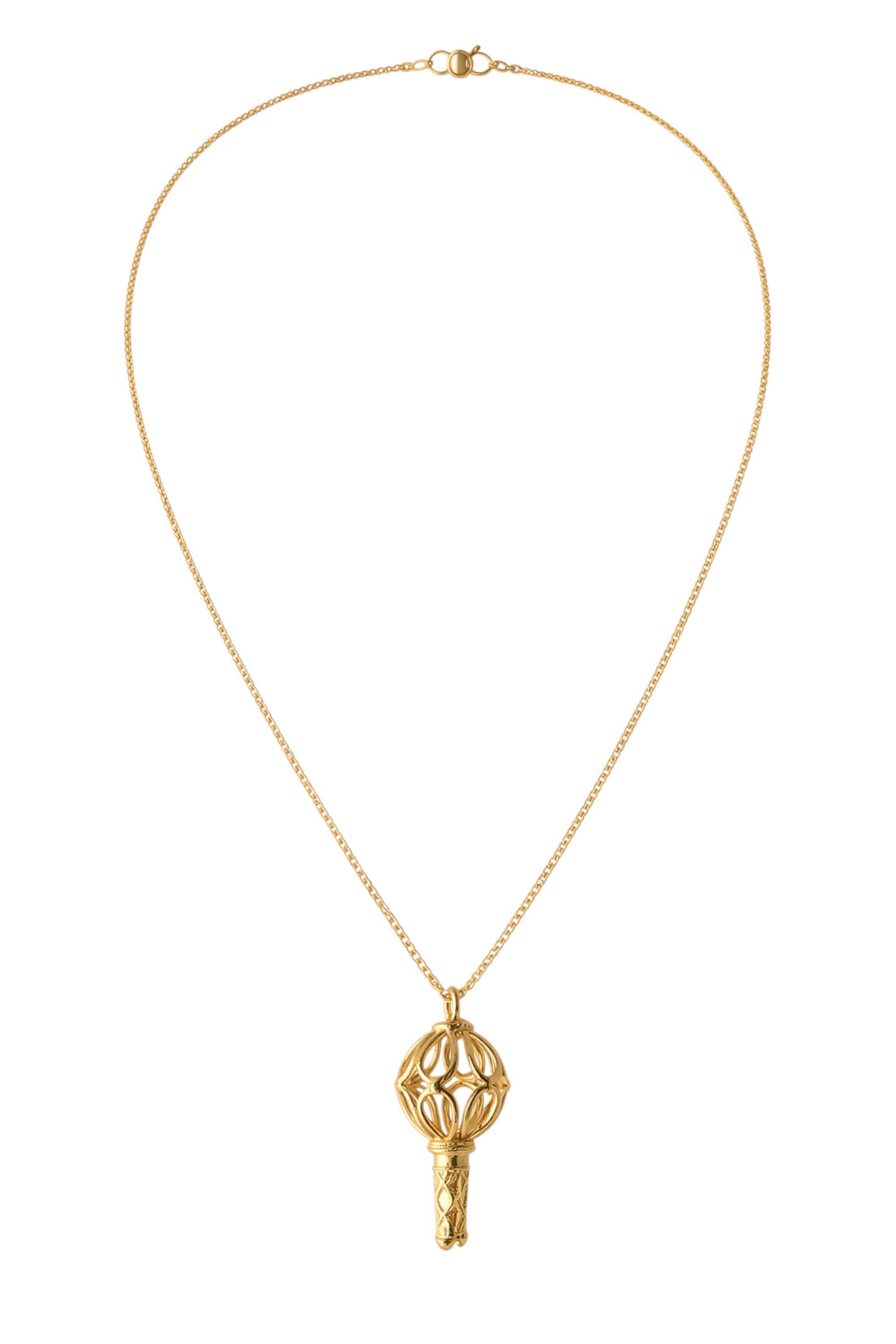 Luxury Gold Plated Designer Jay Shree Ram Pendant Necklace for Women & Men | Elegant Statement Chain Jewellery - VAYNORA JEWELS