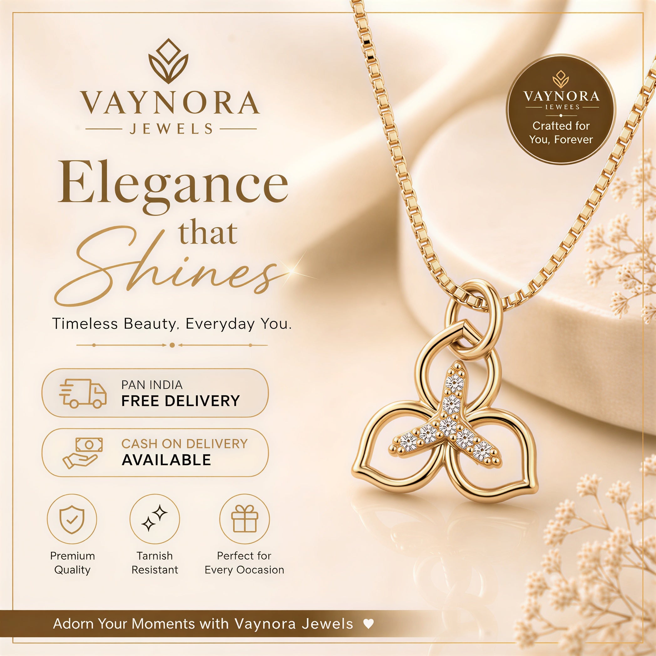 Daily Wear Gold Plated Necklaces