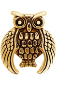 Oxidised Gold Plated Owl Design Statement Ring for Men & Women | Vintage Animal Design Fashion Ring for Boys, Girls, Men & Women | Party Wear Statement Finger Ring